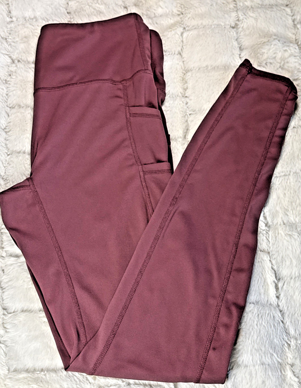 Halara SoftlyZero High Waisted Double Pockets Plain Leggings Small - Athleisure
